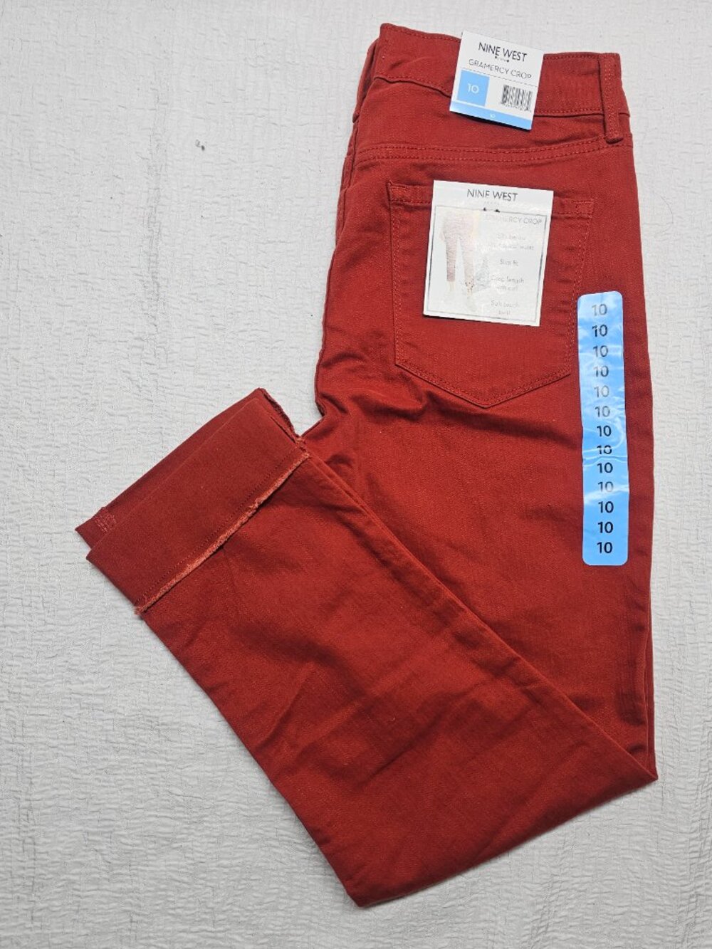Nine West Women's Gramercy Slim Fit Crop Pants - Picture 7 of 11